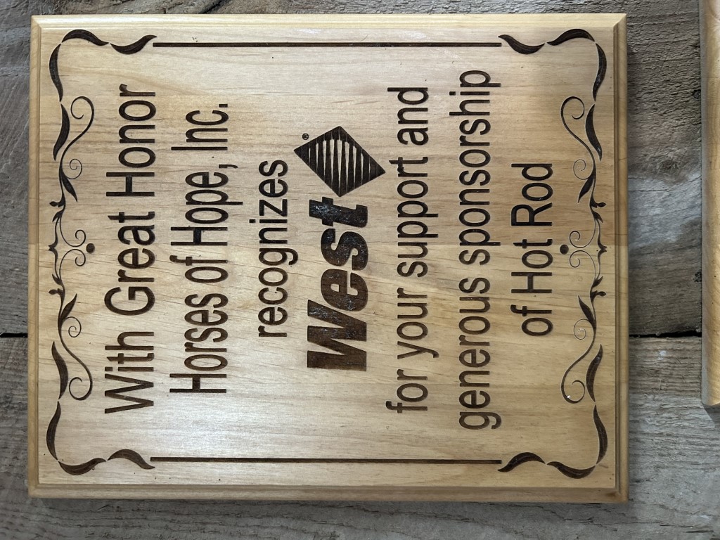 West Support Plaque